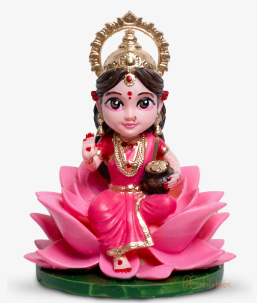 Laxmi Mata Idol – Hand-Painted Lakshmi Murti