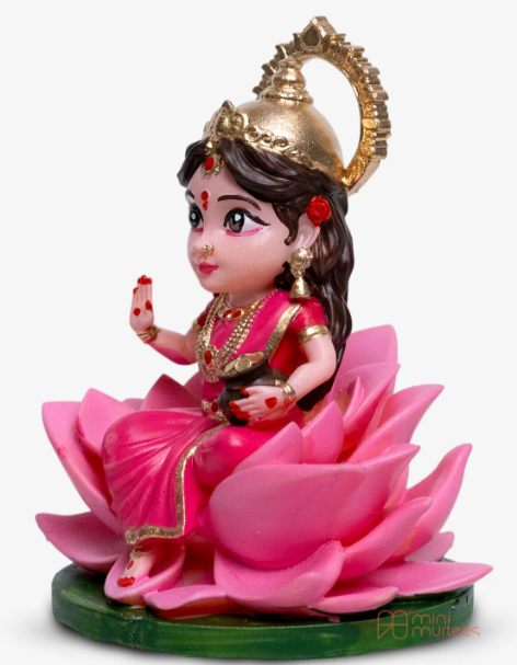Laxmi Mata Idol – Hand-Painted Lakshmi Murti