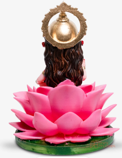 Laxmi Mata Idol – Hand-Painted Lakshmi Murti