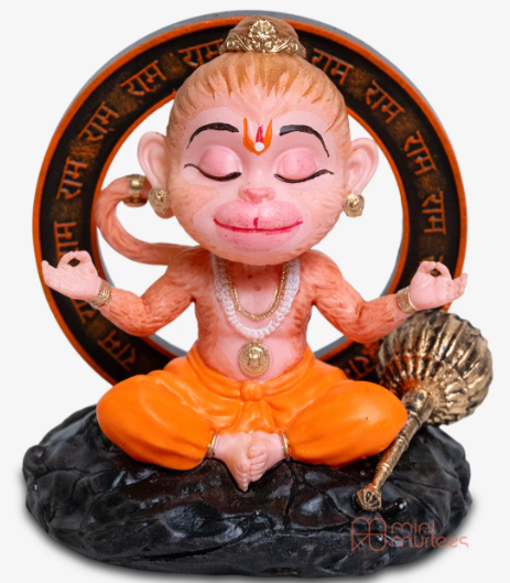 Bal Hanumanji Idol – Meditative Hanuman Murti