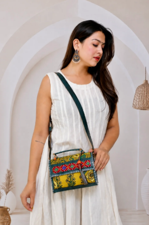 Ajrakh Mustard & Green Hut – The Sling