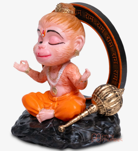 Bal Hanumanji Idol – Meditative Hanuman Murti