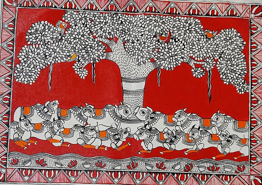 Tree of Life with Cow
