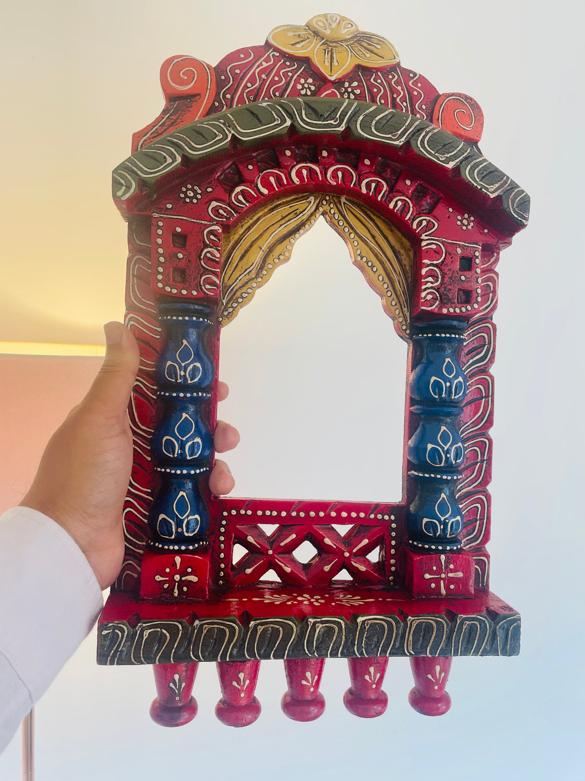 Handcrafted Rajasthani Jharokha Wall Decor