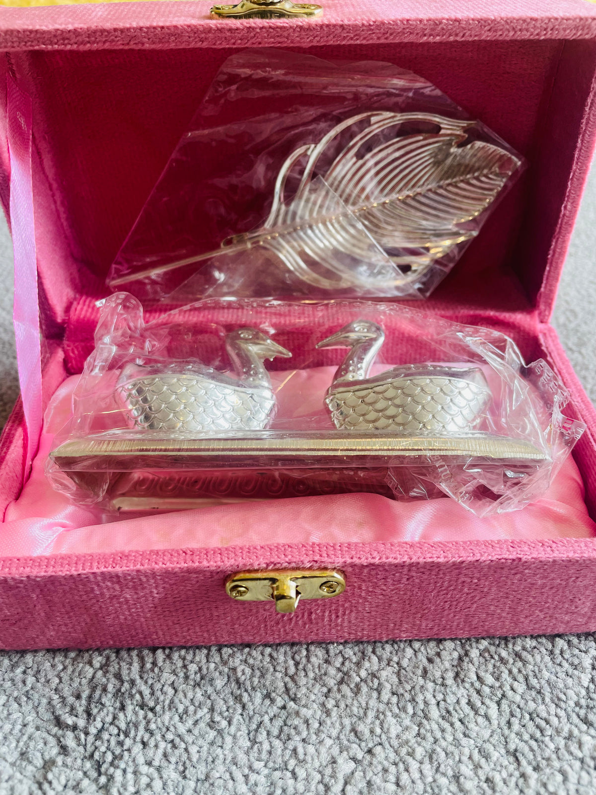 Shubh Milan – Swan Pair & Tilak Stick Traditional Gifting Set