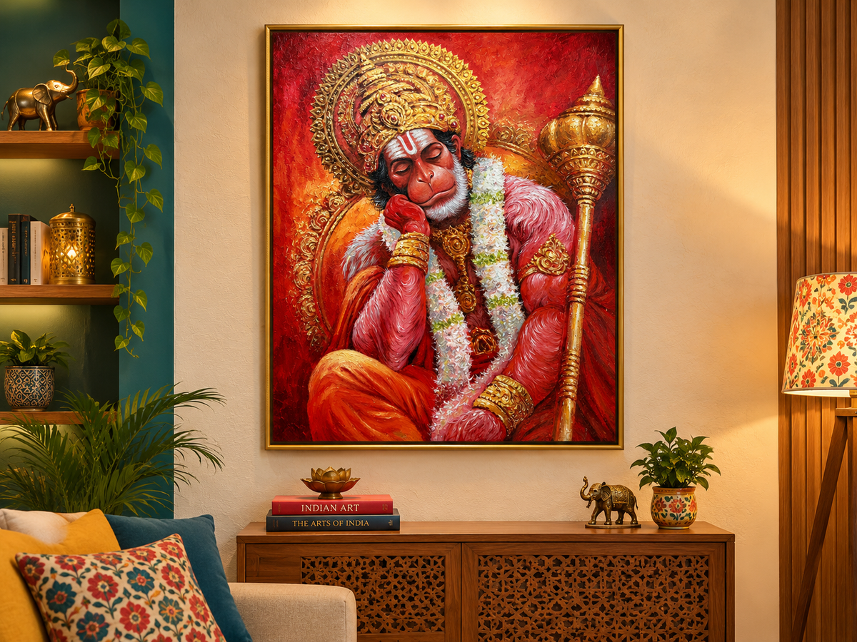 Hanuman Ji – The Divine Meditative Presence