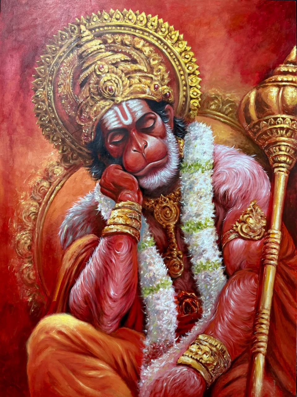 Hanuman Ji – The Divine Meditative Presence