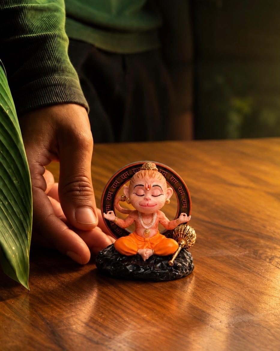 Bal Hanumanji Idol – Meditative Hanuman Murti
